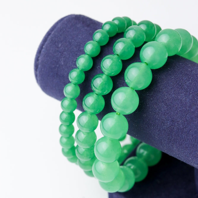 LUCY SUMMER กำไลข้อมือหิน Green Aventurine (กรีน อเวนเจอรีน) ขนาด 6/8/10 mm.